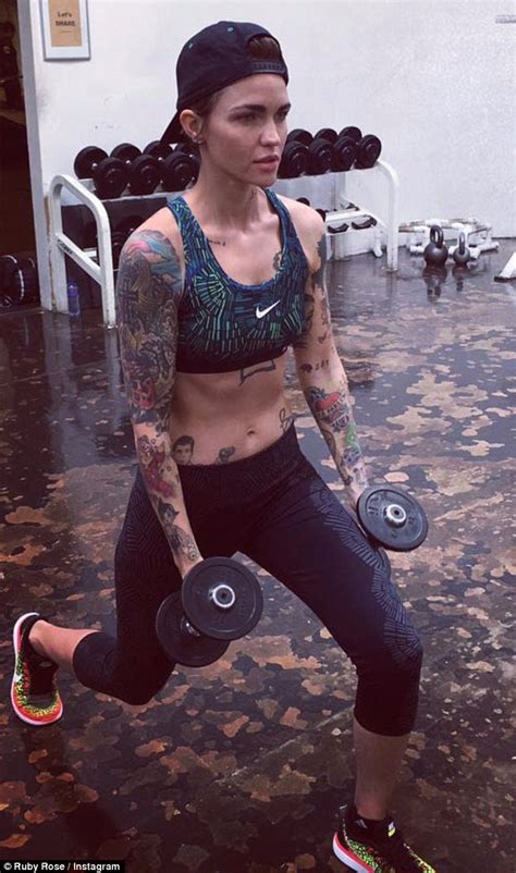 Ruby Rose Trains For Xxx Return Of Xander Cage And John Wick Daily Mail Online