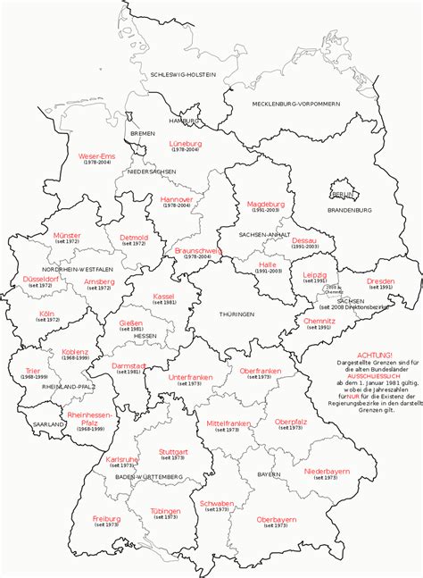 Mapa De Alemania Actual