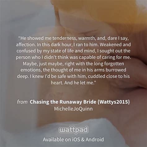 Runaway bride is a 1999 romantic comedy film about a reporter who is assigned to write a story about a woman who has left a string of fiances at the altar. I'm reading "Chasing the Runaway Bride {Wattys2015}" on #Wattpad. http://w.tt/1Q0mkRw #chicklit ...