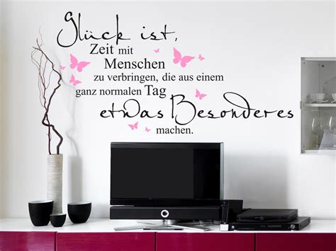 Weitere ideen zu sprüche, sprüche zitate, weisheiten. Wandtattoo Glück ist, Zeit mit Menschen zu verbringen, die ...