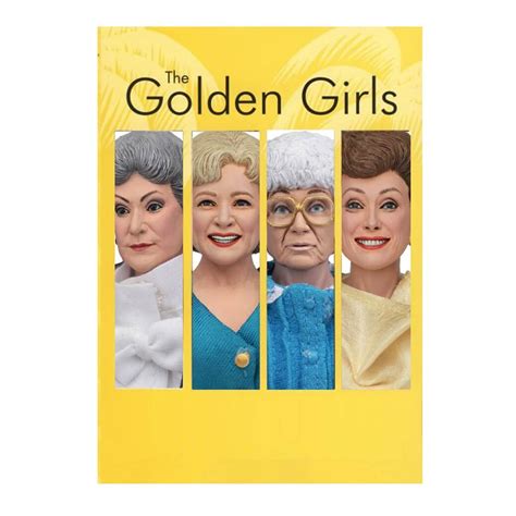 Neca The Golden Girls 8 Inch Clothed Action Figures