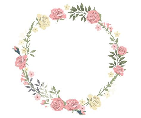 Download Decorative Picture Flower Border Rose Frame Wedding Clipart