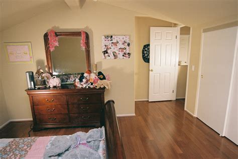 Angled ceiling lights an indirect ambience to the entire layout. Loft Addition Bedroom in Sloped Ceiling - Traditional ...