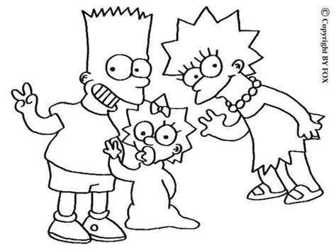 Simpsons Coloring Pages Online Tripafethna