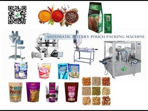 Rotary Automatic Doypack Packing Equipment For Snack Noodle Grain Fill Packing Machine