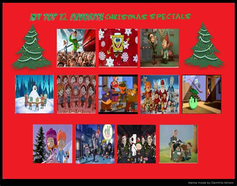 Top 12 Christmas Specials By Perfectzandersanchez On Deviantart