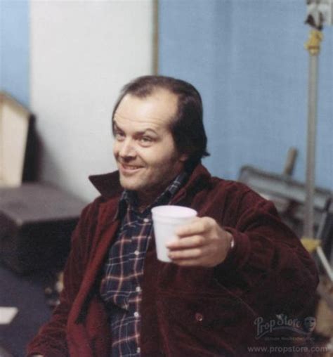 Jack Nicholson On The Set Of The Shining Movie Scenes Movie Tv Jack Nicholson The