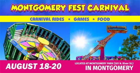 Montgomery Fest Carnival Montgomery Park August 18 2023