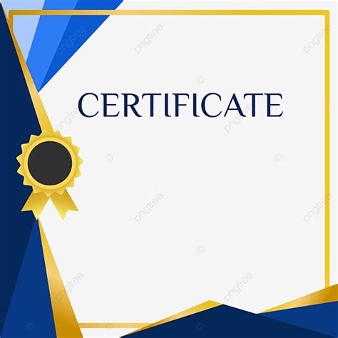 Gold Certificate Border Vector Design Images Graduation Certificate
