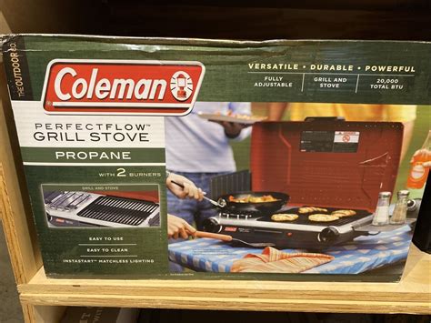 Coleman Perfectflow Grill Stove 2 Burner Ebay