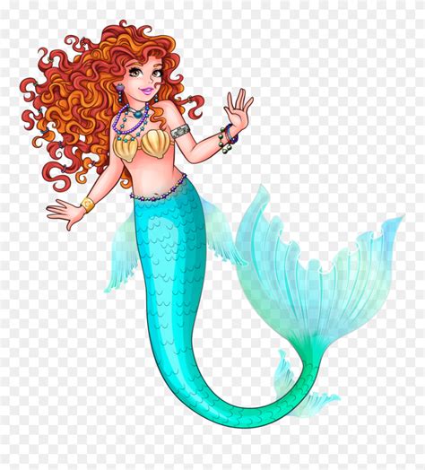 Little Mermaid Fairy Tales Clip Art Png Download