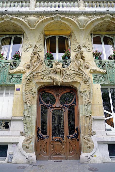 Art Nouveau Architecture In Paris France Photograph By Rick Rosenshein