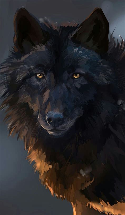 Beautiful Wolf Painting Anime Wolf Artwork Lobo Wolf Artwork Wolf Love Beautiful Creatures
