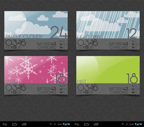 20 Beautiful Weather Widgets For Your Android Home Screens Homescreen