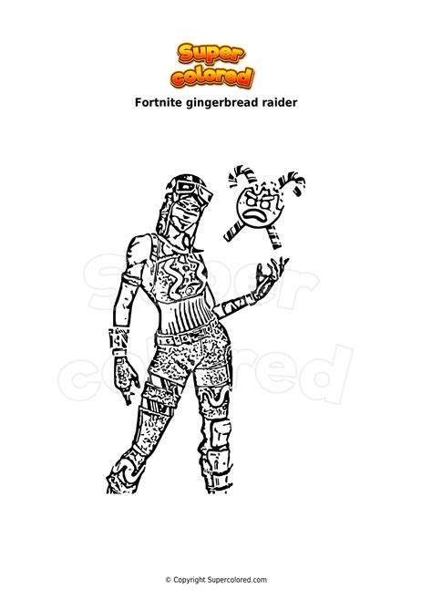 Fortnite Battle Royale Coloring Page Gingerbread Coloring Pages My