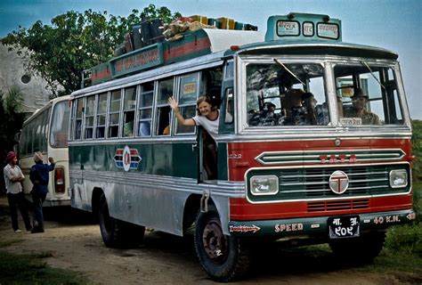 All Abord The Bus From Briganj In Northern India To Katmandu Bus