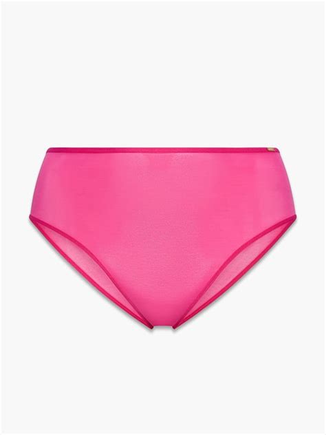 See Thru U High Waist Bikini Panty In Pink Savage X Fenty