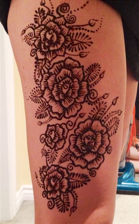Rose Henna Tattoo Designs Flawssy