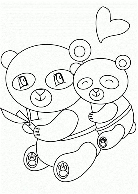 Osos Pandas Para Colorear Dibujosparacolorear Eu