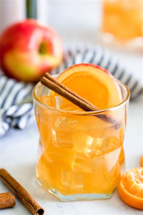 Sparkling Apple Cider Rum Punch Recipe Sweet Cs Designs