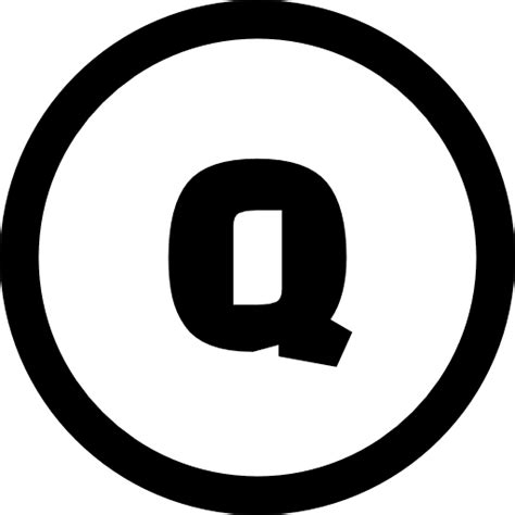 Q Alphabet Round Icon Png And Svg Vector Free Download