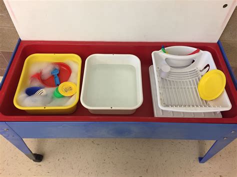 Sensory Washing Dishes Montessori Practical Life Preschool Life