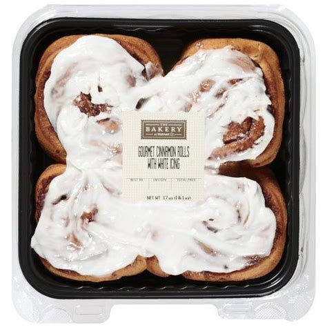 The Bakery At Walmart Gourmet Cinnamon Rolls With White Icing 17 Oz