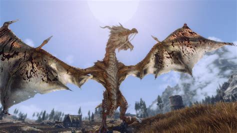 Giant Dragon At Skyrim Special Edition Nexus Mods And Community