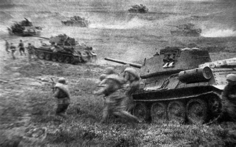 Soviet Offensive During The Battle Of Kursk The Largest Tank Battle In