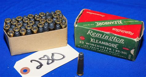 50 Rnds Remington Kleanbore 32 20 Win Landsborough Auctions