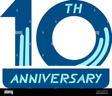 10th Anniversary Symbol Stock Vector Image And Art Alamy
