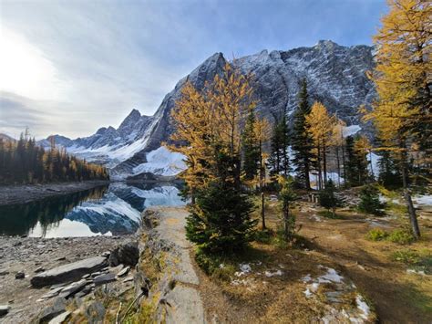 Floe Lake The Best Fall Backpacking Spot The Adventures Of Blondie