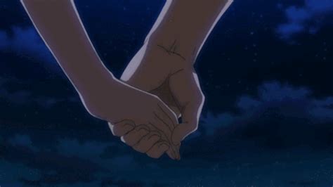 Cute Couple Holding Hands Anime Anime Couple Holding Hands By