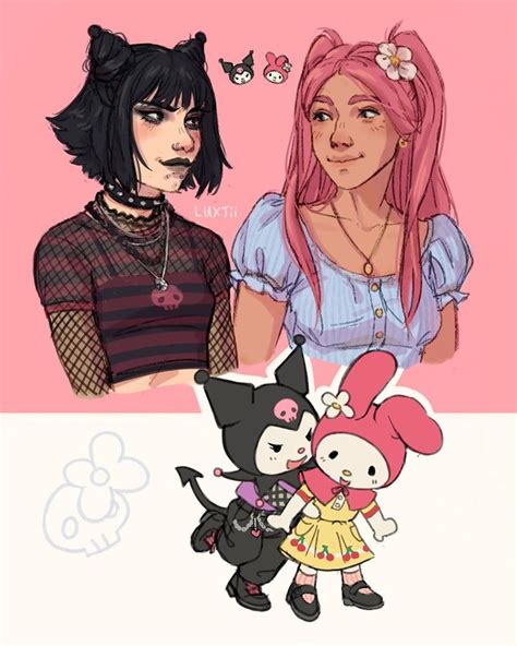 Luxjii On Instagram “kuromi And My Melody Drawing This One Felt So