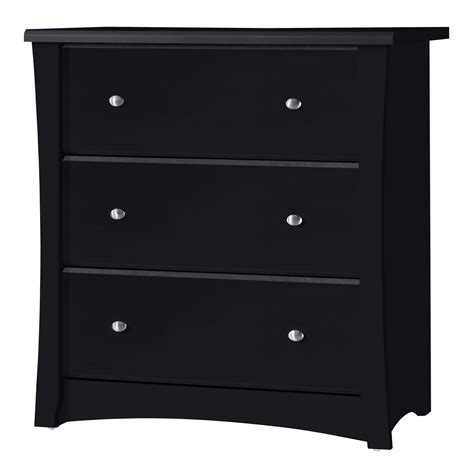 Shop furniture avondale 6 drawer dresser online at macys.com. Storkcraft Crescent 3 Drawer Dresser Chest Black - Walmart ...