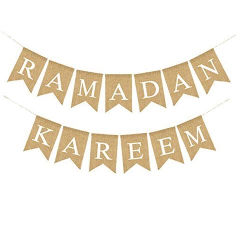 Ramadan Kareem Bunting Banner Party Decorations Ramadan Kareem