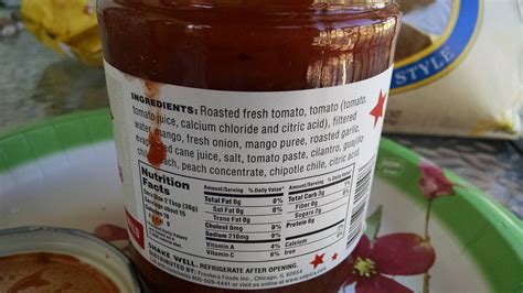Inci, active ingredients, and more. Four consecutive words in this salsa's ingredients list ...
