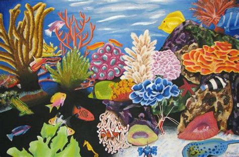 All the best coral reef painting 30+ collected on this page. Coral Reef by PrincessChristi on deviantART | Fish art ...