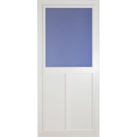 Larson Tradewinds Highview 36 In X 81 In White High View Aluminum Storm