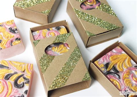 How To Dress Up Soap Boxes With Glitter Soap Queen
