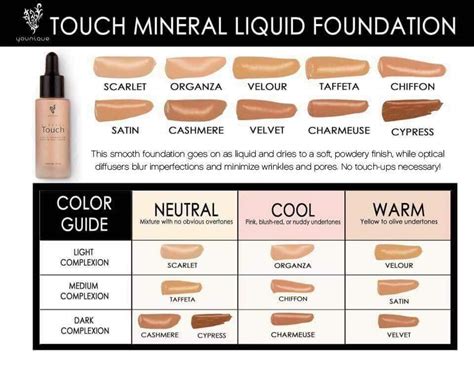 Touch Mineral Liquid Foundation Archives Younique Makeup Skincare