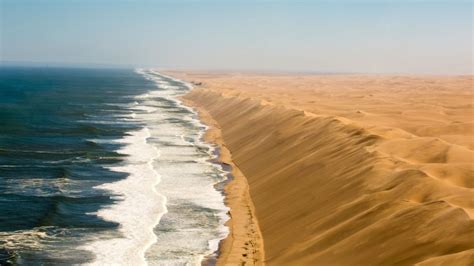 A Place Where The Namib Desert Meets The Ocean Charismatic Planet