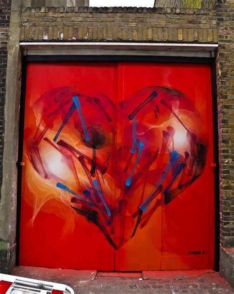 Something New From Shok One Hearts And Minds Uk Street Art Love