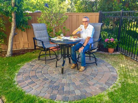 Paver Circle Kit Allows You To Add Interest And Curves To Your Patio