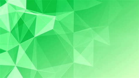 Abstract Geometric Triangles Background Green Stock Footage Video