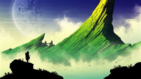 Fantasy Landscape Hd Wallpaper By Michal Kváč