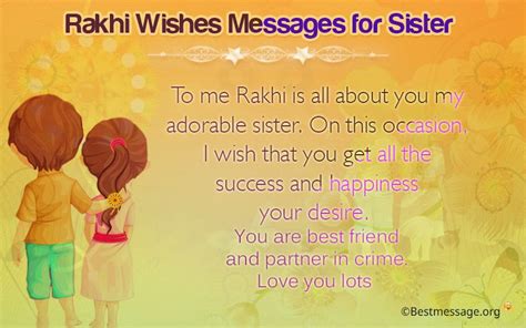 We can't help but gush over it. Best Raksha Bandhan Wishes for Brother and Sister | Raksha ...