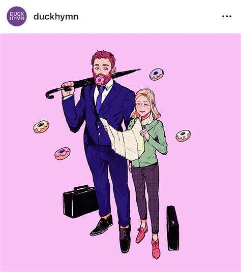 Across The Sea Of Donuts We Fell In Love 🍩🍩🍩 Fan Art By Duckhymn We