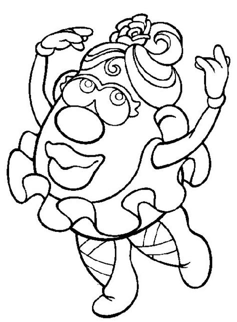 Potato head climbs mountain coloring pages directly from your gadget, support for ipad, android tab or using our web feature. Mrs Potato Head coloring page | Mr Potato Head Party ...
