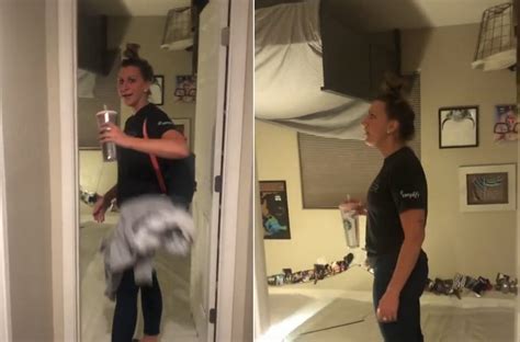 This Girl Pulled Off The Ultimate Prank By Completely Flipping Roommates Room Upside Down
